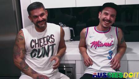 Bottom Aussie Mateo Welcomes Pete Huge Dick Inside His Ass