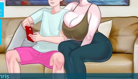 Sexnote - All Sex Scenes Taboo Hentai Game Pornplay Ep.41 Granny Is Masturbating While Sexting Her Tinder Date!