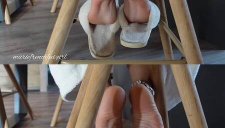 Under the chair