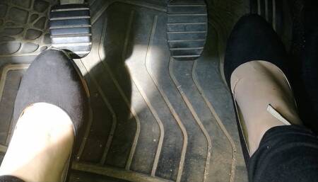 Pedal pumping fetish - high heels