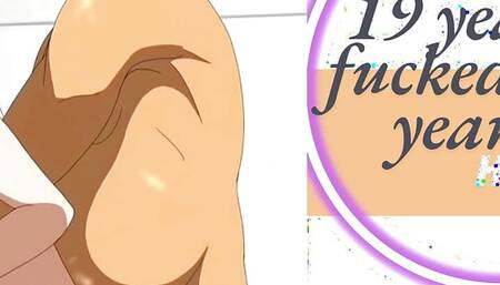 Daddy's spanking again love cock