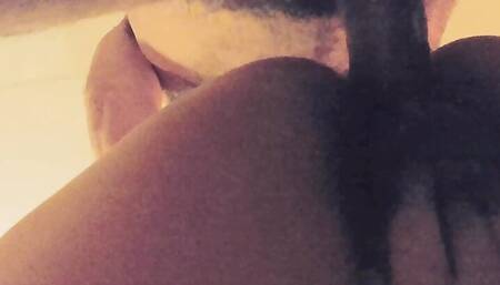 Listen how the slut moans as she takes it in her ass! ???? Amateur - Anal creampie - Painful ass fucking - Female orgasm