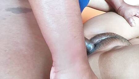 I take my beautiful stepsister's virginity and come inside her pussy