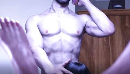 The Seven Realms - Leyala Rides Atlas's Dick in Reverse Cowgirl Position - Visual Novel