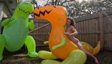 Nathalias Naked Inflatable Popping 1080p