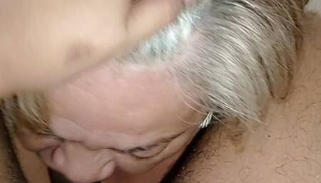 My friend's sucking cock asks me not to tell anyone how delicious she makes him like a whole