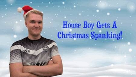 House Boy Cody Gets A Christmas Spanking!   HD Version