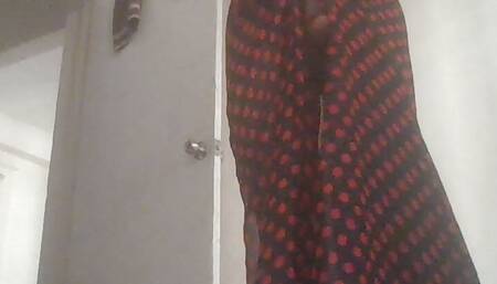 me in saree with a butt plug.....how am i looking....