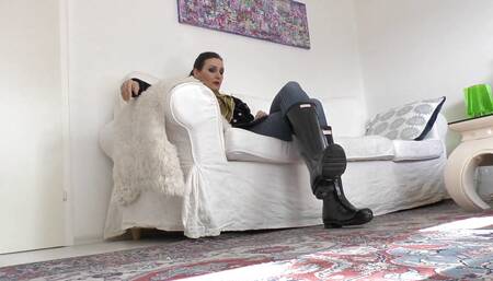 Special JOI and CEI Squeaky Rubber Boots Game