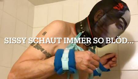 Sissy D impregnated with extreme enema