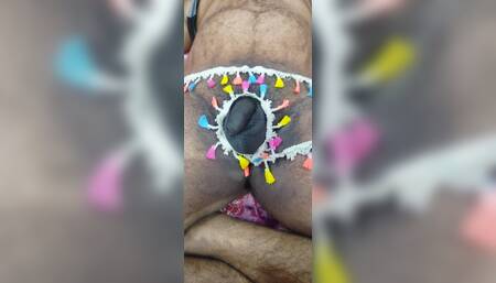 Sexy bhojpuri bhabhi enjoying with her husband friend in the bedroom