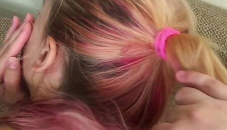 lifted her skirt and fucked her doggy style