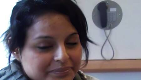 German virgin persuaded to have sex at the first casting