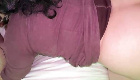 Mature MILF cheated on her husband in his bedroom and sucked dick