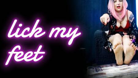 Lady Angela Lick My Feet