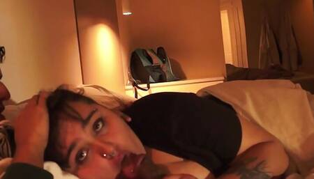 Playing Video Games with My Stepsister and We Make a Deal for Her to Suck My Cock Deep in Her Throat Fantasiahardcoresex