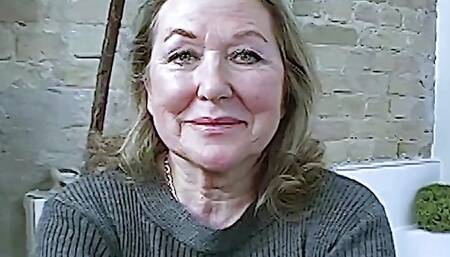 Horny Granny Naked in the Bathroom