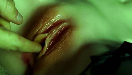 My carrot turned out to be the right size for her wet pussy!