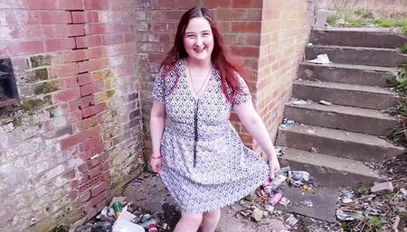 Adorable British Girl Pissing In Public - Tilly D