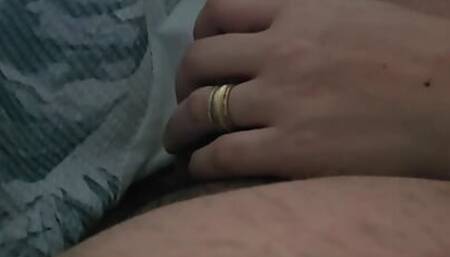 Step mom handjob step son dick without condom