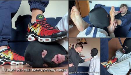 Turning my manager slave into a carpet for my dirty TN