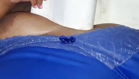 Hot stepsister giving blowjob