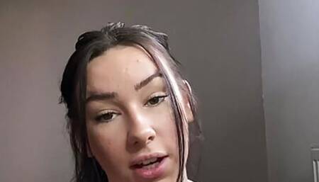 Busty British Teen Submissive joi