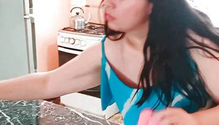 After my father leaves, I fuck my hot stepmother