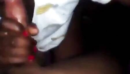 Cum in Mouth for Pretty African Girl...