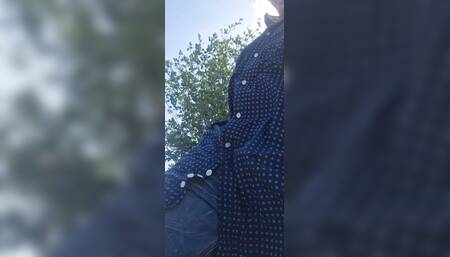 I pee when I take out the trash