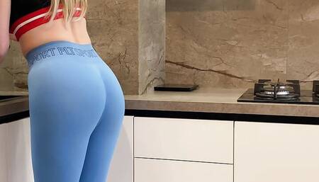 Real Cheating - Wife Fucks Neighbor while Husband Gets Out - Russian Amateur with Conversations and Subtitles