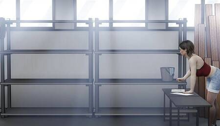 A Ghostly Desire Ep 3 Marc helped Dayna set up the folding table