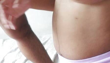 Neighbor's wife helps me to masturbate her milking