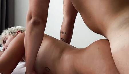 Big Ass Blonde I Fucked Her And Cum On Her Face