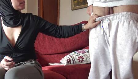 Real Amateur Arab Milf Loves Her Stepsons Asshole And Big Cock