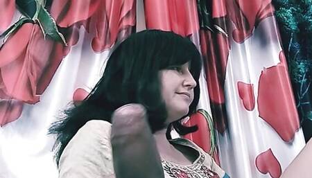 Unleashing her boyfriend In Mouth.