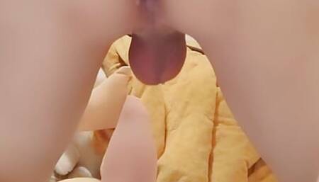 twink gay slut riding dildo (kiwianal008)
