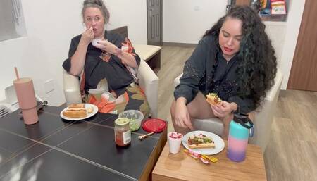 Mukbang Newbies: Phoenix Stacy & Goddess Marcy's Debut Delight