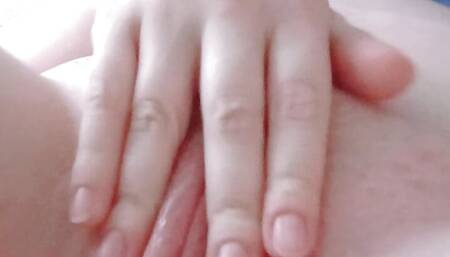 her pussy so pink and wet when she puts her fingers in a petite pussy