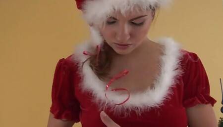 Christmas Nude Present From Sexy Teen July