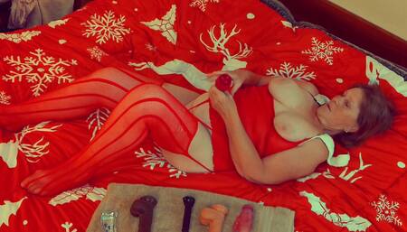 Granny Carmen Claus’ End of the Season Cheating Coitus Interruptus