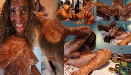 I covered myself with chocolate until I become black