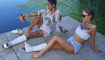 On the river bank in two slwc