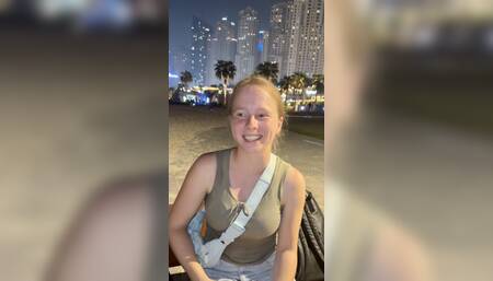 I put cream on my body