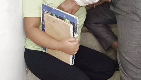 computer teacher fucked girl student at class stairs