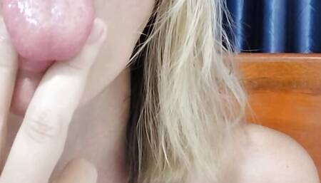 Watch my MOUTH suck my FINGERS ! Jerk off NOW - Luna Daily Vlog - LunaxSun