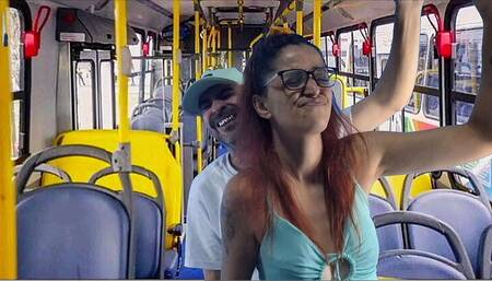 Blonde Student Gets Fucked Hard on Public Bus