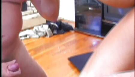 Blonde MILF gets her pussy eaten and rammed by a bald man with big dick