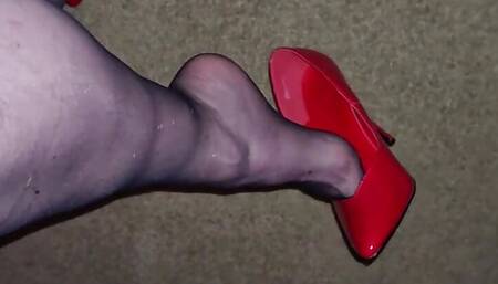 Louise Nylontease Nylon Stocking Foot Fetish