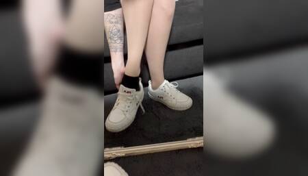 I know you want to test from my sweaty feet